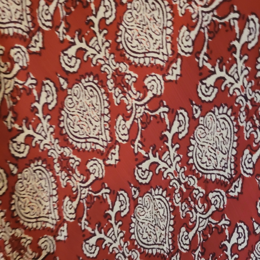 J. Crew 100% silk Y2K paisley slip dress - 12. M38 - Picture 5 of 8